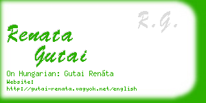 renata gutai business card